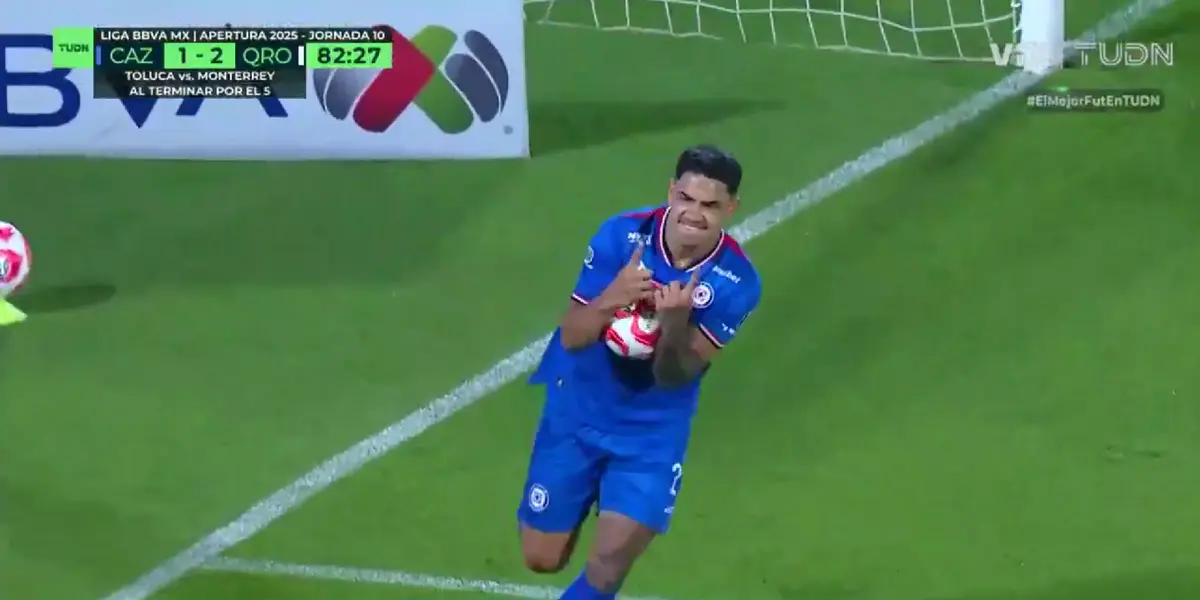 VIDEO | Toro Fernández le dio el empate a Cruz Azul vs Gallos y esto hizo Ángel Sepúlveda