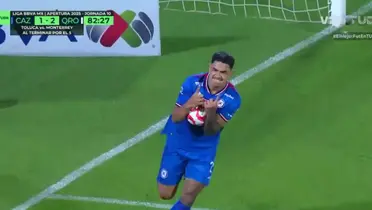 Captura de TUDN del gol de Toro