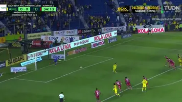 Captura de TUDN del penal de Rodríguez