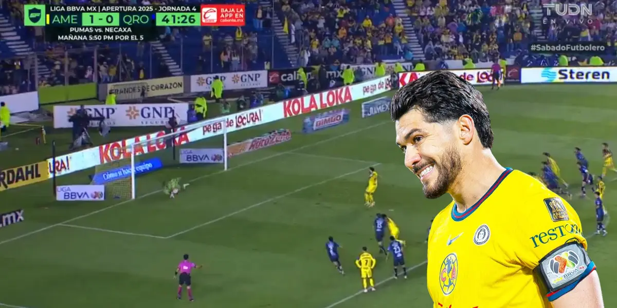 Captura de TUDN del penal fallado de Henry