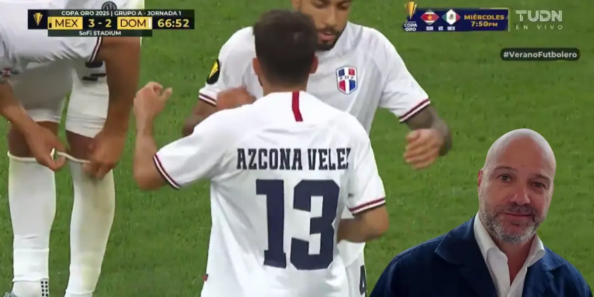 Captura de TUDN el segundo gol de Dominicana