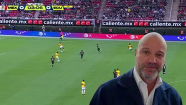 Captura de TV Azteca con García al frente