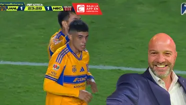 Captura de TV Azteca con García al frente