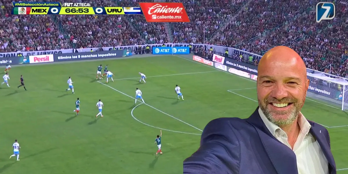 Captura de TV Azteca, con Luis García al frente