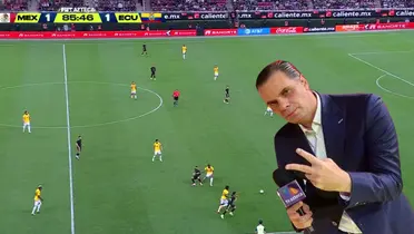 Captura de TV Azteca con Martinoli al frente