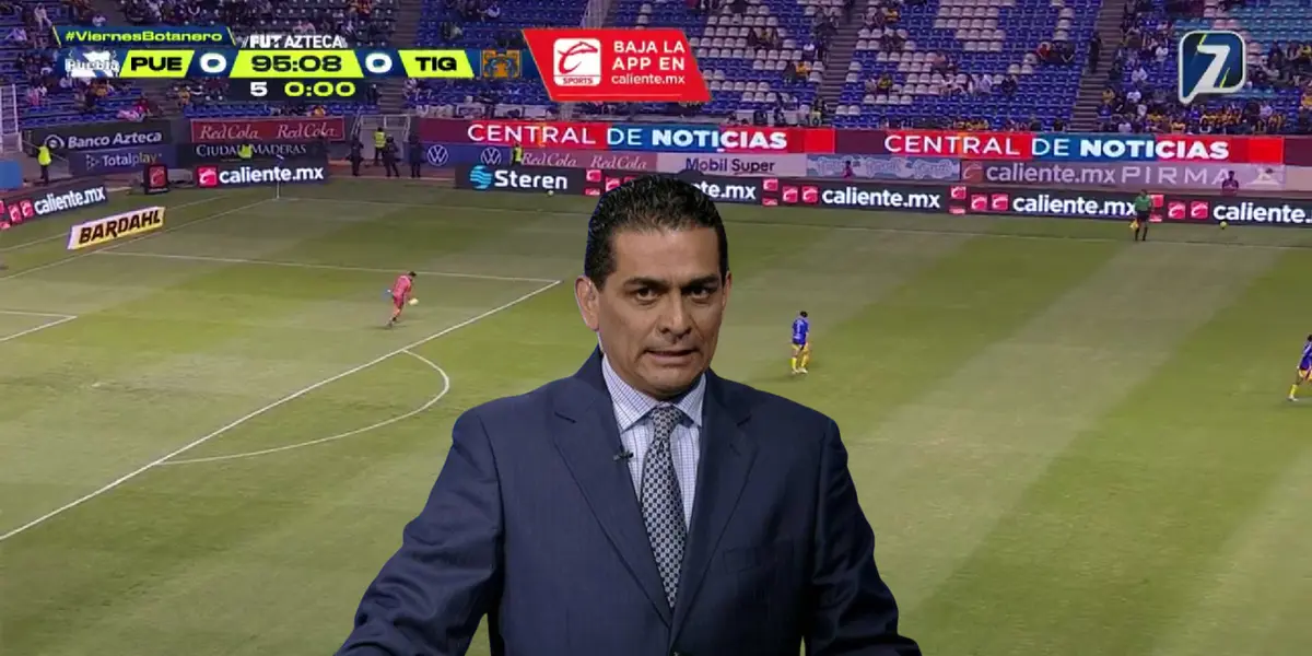 Captura de TV Azteca, con Ramos Rizo al frente