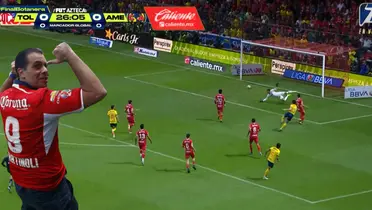 Captura de TV Azteca de la falla de Reyes