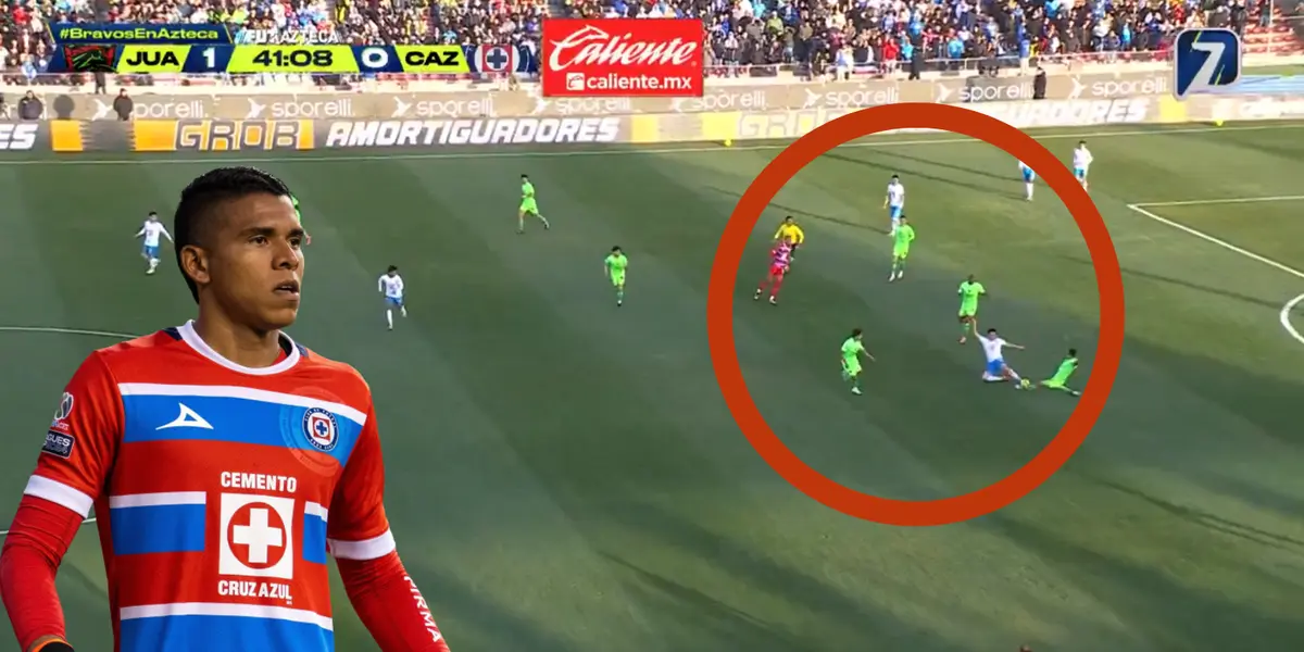 Captura de TV Azteca del error de Mier