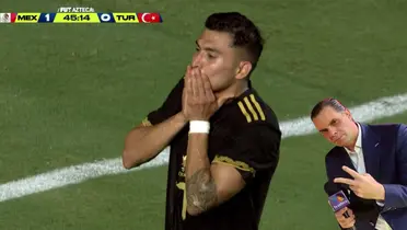 Captura de TV Azteca del gol de Pineda