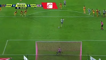 Captura de TV Azteca del gol de Sepúlveda