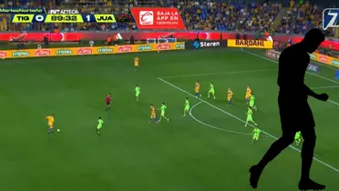 Captura de TV Azteca del Tigres vs Juárez
