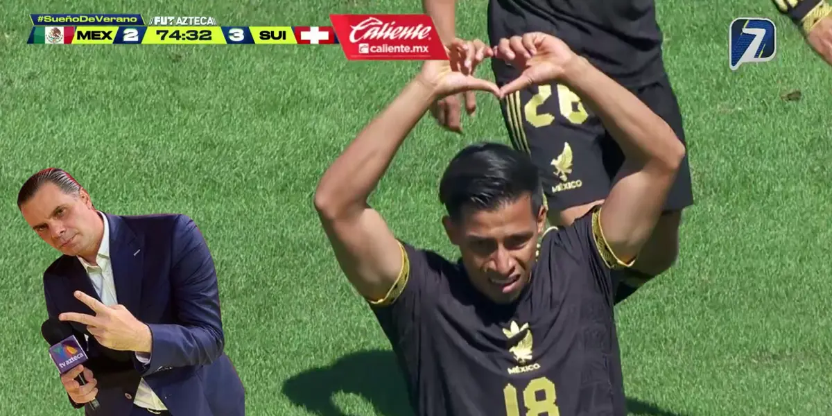 Captura de TV Azteca el gol de Sepúlveda