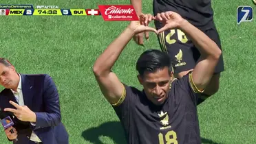 Captura de TV Azteca el gol de Sepúlveda