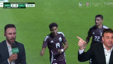 Captura del gol de Herrera, tomada de TUDN