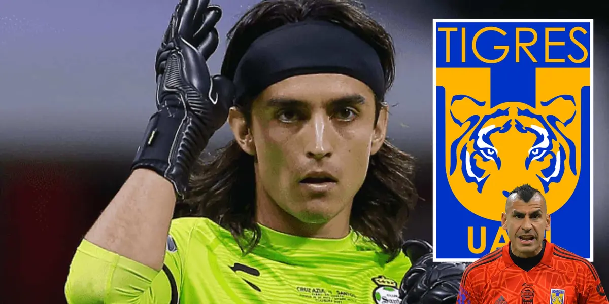 Carlos Acevedo en partido con Santos. Foto: SportsMedia.