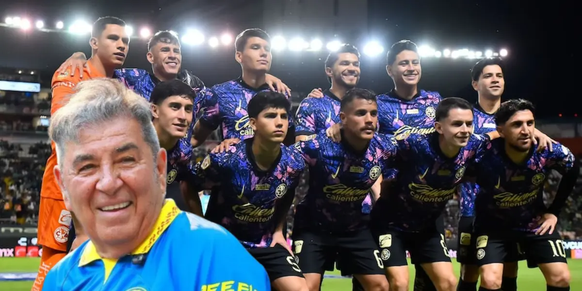 Carlos Reinoso y jugadores del América posando/Foto Noticias Al Momento.