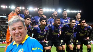 Carlos Reinoso y jugadores del América posando/Foto Noticias Al Momento.