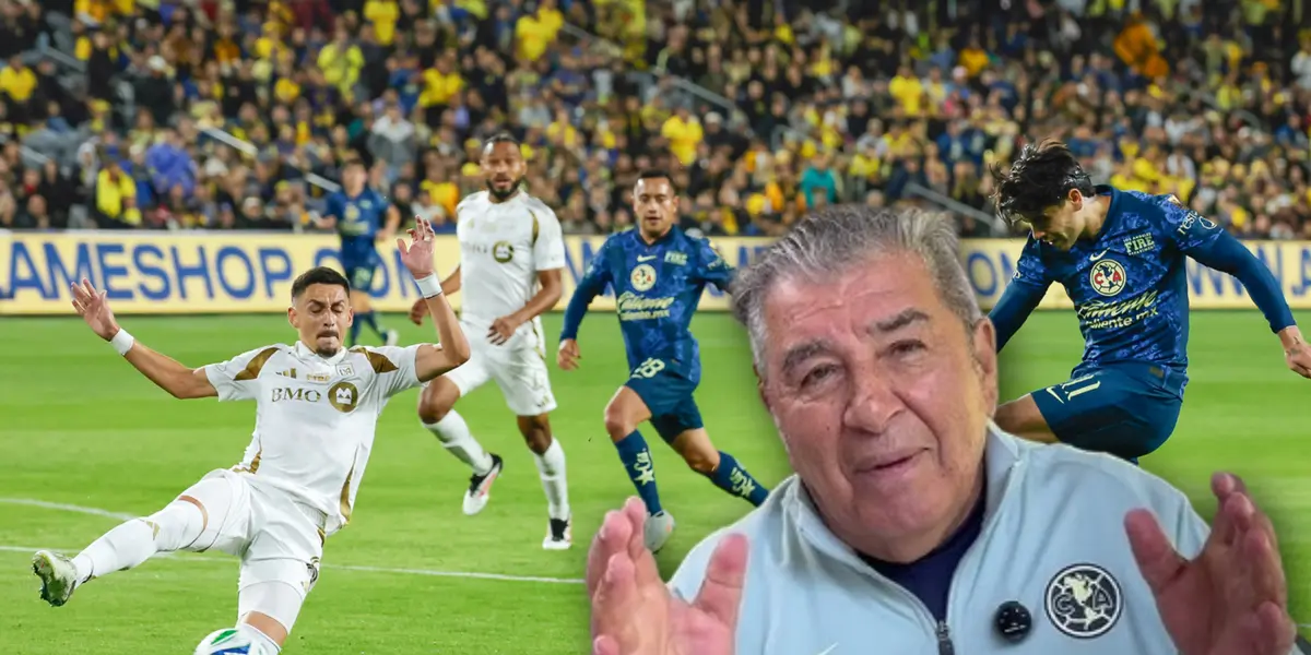 Carlos Reinoso y jugadores disputando partido/ Foto Club América.