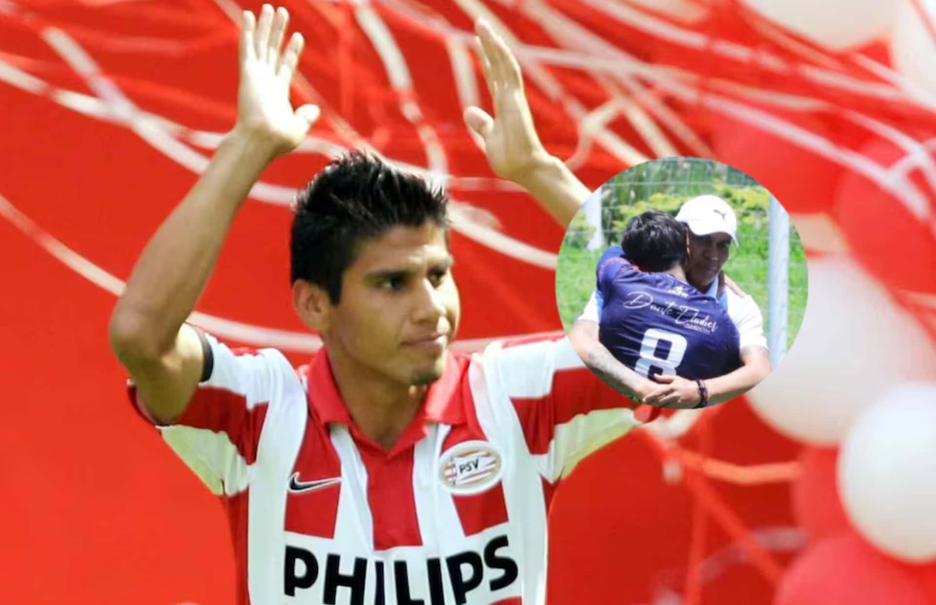 Carlos Salcido y su hijo/Foto El Universal.