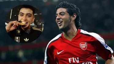 Carlos Vela junto a Gilberto Mora / FOTO E CONSULTA