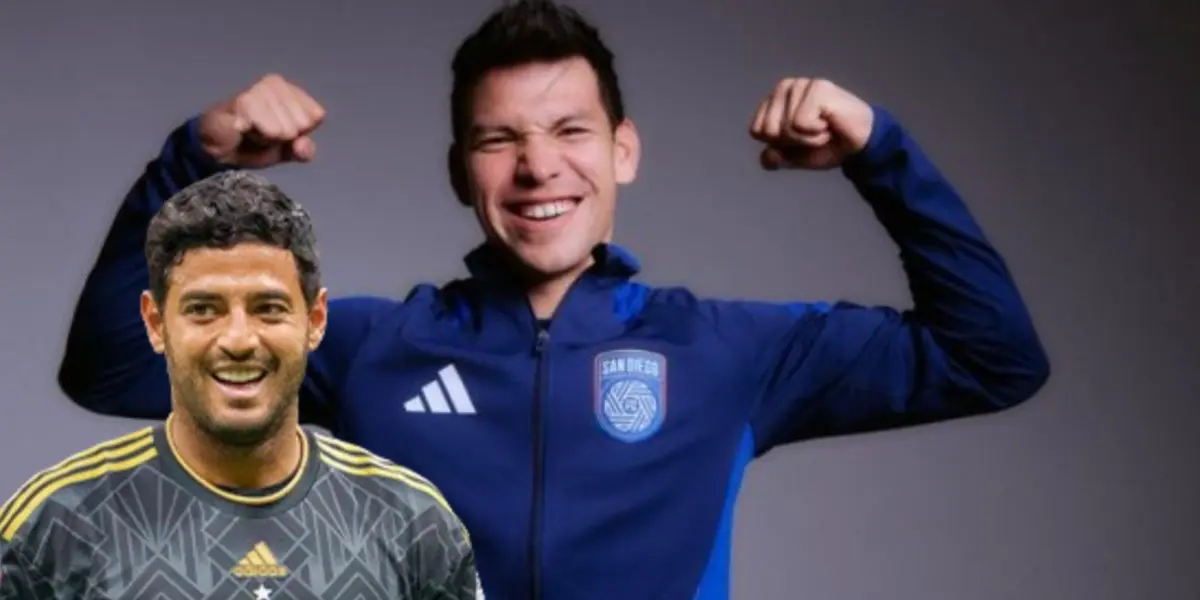 Carlos Vela junto a Hirving Lozano / FOTO AS