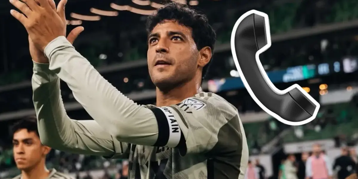 Carlos Vela y emoji de teléfono/Foto Soy Referee.