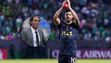 Carlos Vela y Guillermo Almada/Foto Fútbol Total.