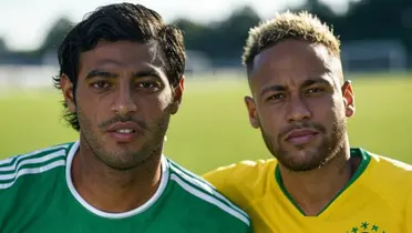 Carlos Vela y Neymar / Foto: GROK