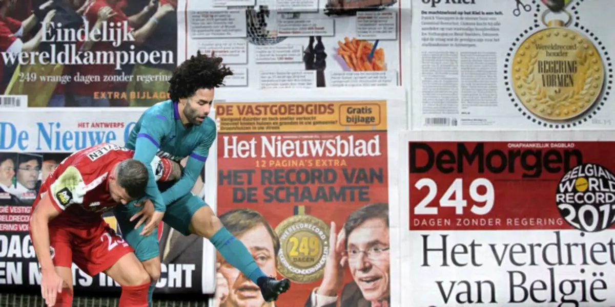 César Huerta en el Royal Antwerp vs Anderlecht / FOTO X