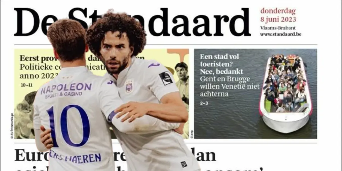 César Huerta en el Westerlo vs Anderlecht / FOTO X