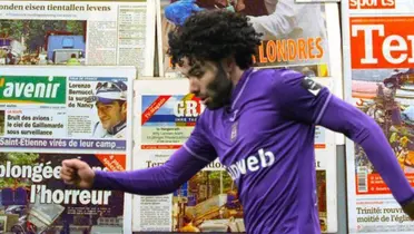César Huerta junto a diarios belgas / FOTO ESPN