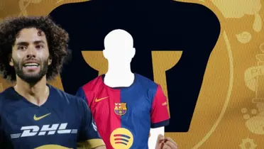 César Huerta junto a futbolista incógnito del Barcelona / FOTO YAHOO NOTICIAS