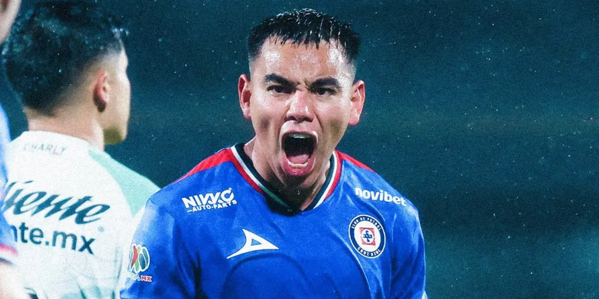 Charly en partido. Foto: Cruz Azul