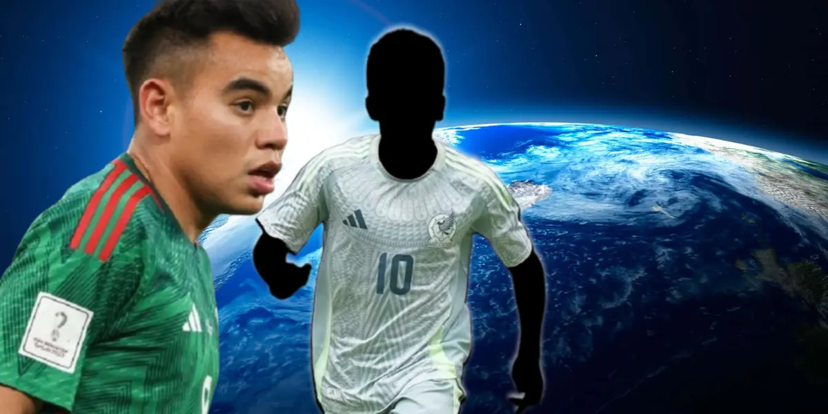 Charly Rodríguez junto a futbolista incógnito del Tri / FOTO INSTAGRAM