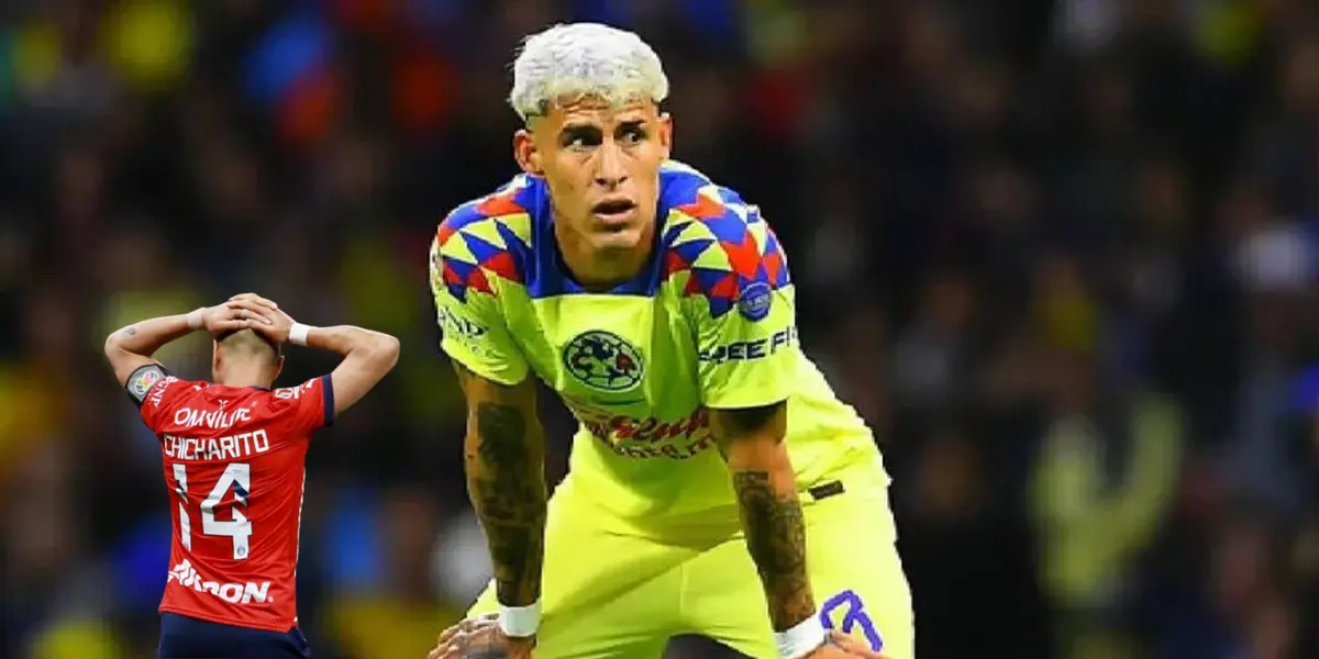 Chicote Calderón en partido con el América. Foto: Marca