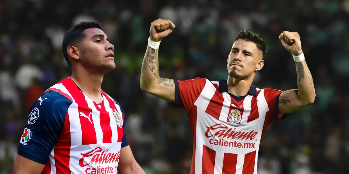 Chicote Calderón y Sepúlveda con Chivas. Foto del Chicote: Récord. Foto de Sepúlveda: Mediotiempo