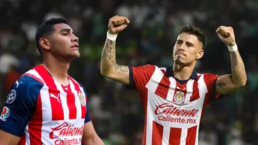 Chicote Calderón y Sepúlveda con Chivas. Foto del Chicote: Récord. Foto de Sepúlveda: Mediotiempo