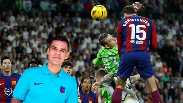 Chistensen anotando el primer gol para el Barca en El Clásico. Foto: Marca