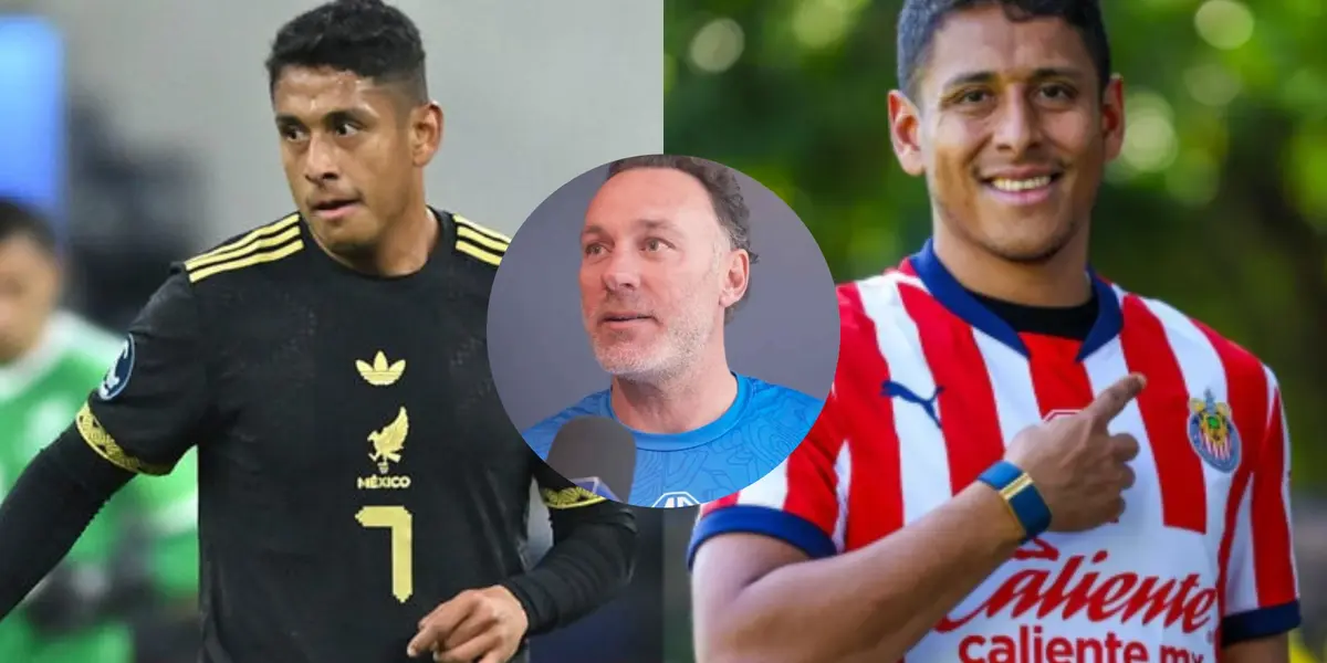 Chivas de Guadalajara-Gabriel Milito-Luis Romo / Foto: Olé