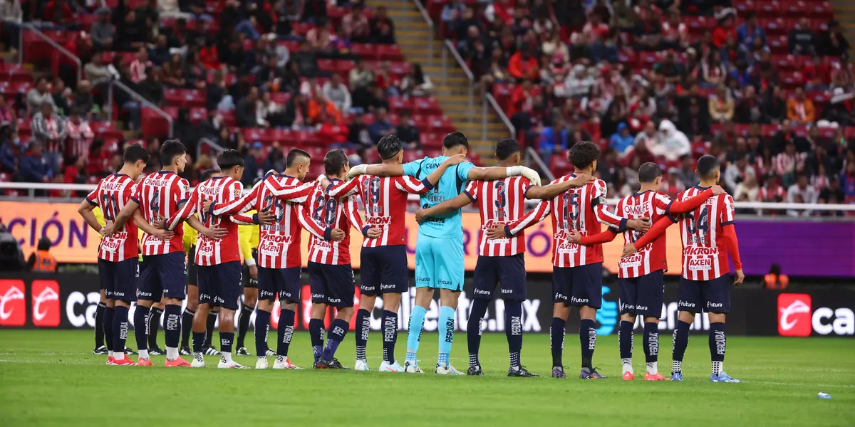Chivas en partido. Foto: Chivas