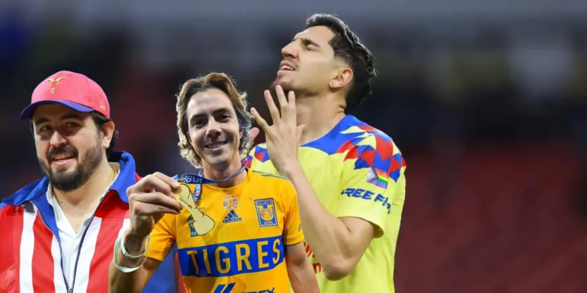 Chivas y Sebastián Córdova junto a Diego Valdés / FOTO Fútbol Total