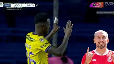 Christian Borja, en el último suspiro del partido, puso el América 3-0 Toluca. Antes del gol, Héctor Herrera fue quien perdió el esférico.