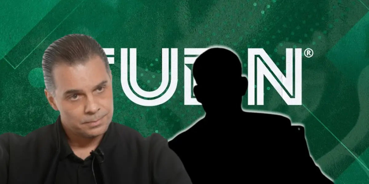 Christian Martinoli junto a figura incógnita / FOTO YOUTUBE