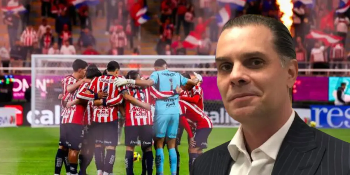 Christian Martinoli junto a futbolistas de Chivas / FOTO INFOBAE