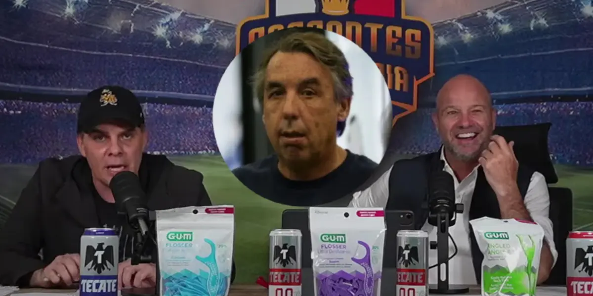 Christian Martinoli, Luis García y Emilio Azcárraga/Foto Goal.