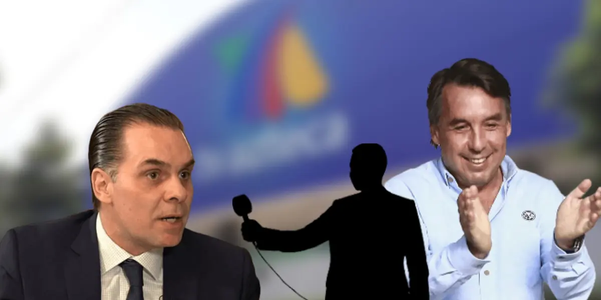 Christian Martinoli, silueta y Emilio Azcárraga/Foto El Sol de México.