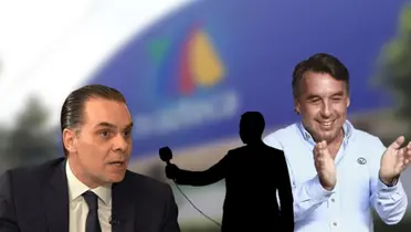 Christian Martinoli, silueta y Emilio Azcárraga/Foto El Sol de México.