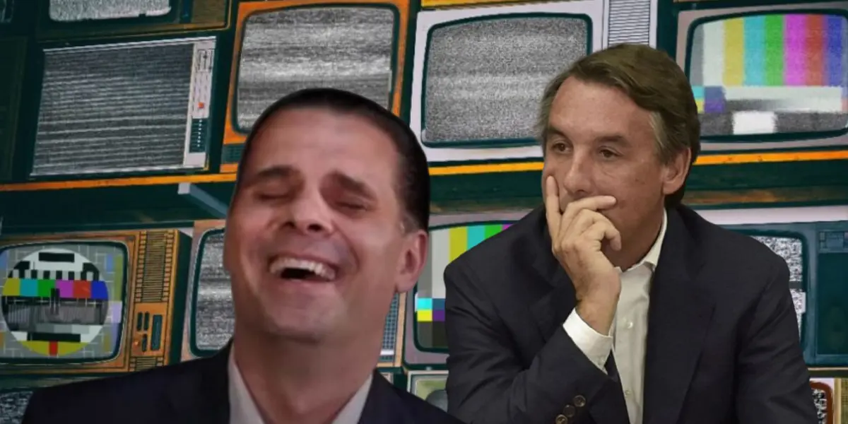 Christian Martinoli y Emilio Azcárraga/Foto UNO TV.