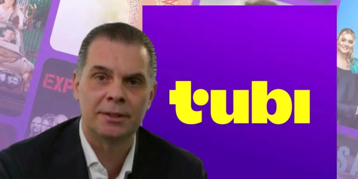 Christian Martinoli y logo de Tubi/Foto ADSL Zone.