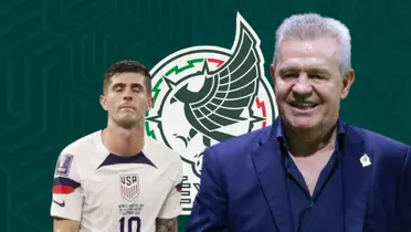Christian Pulisic junto a Javier Aguirre / FOTO JUAN FÚTBOL